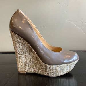 Steve Madden Wedges Gray Size 8